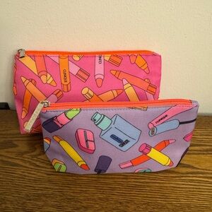 Clinique Pink and Purple Kids Pencil Cases